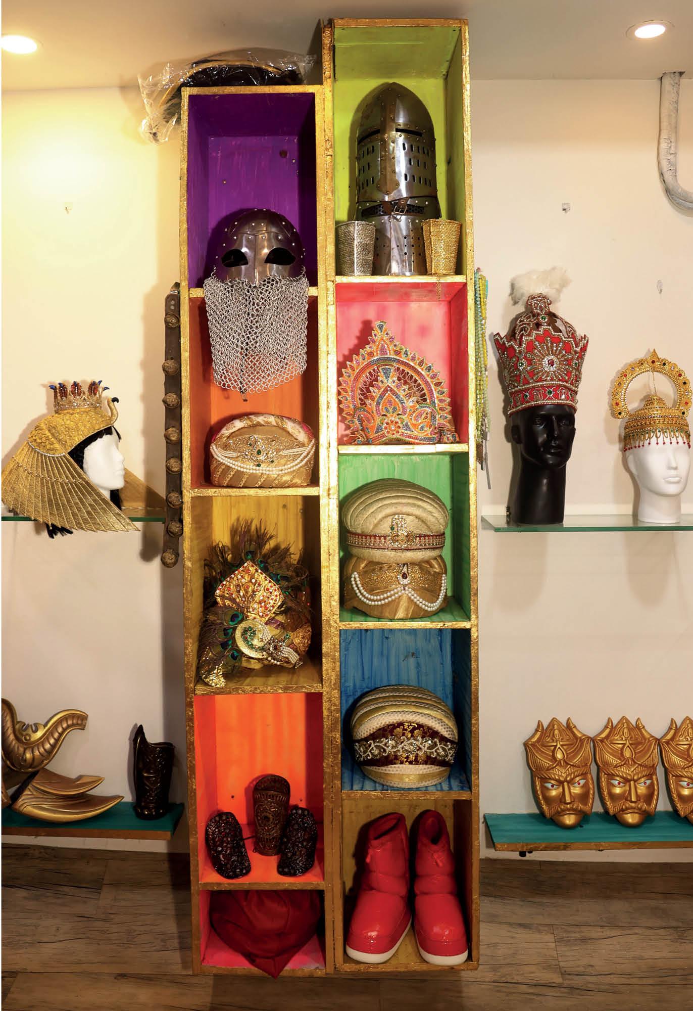 Helmets and headgears.