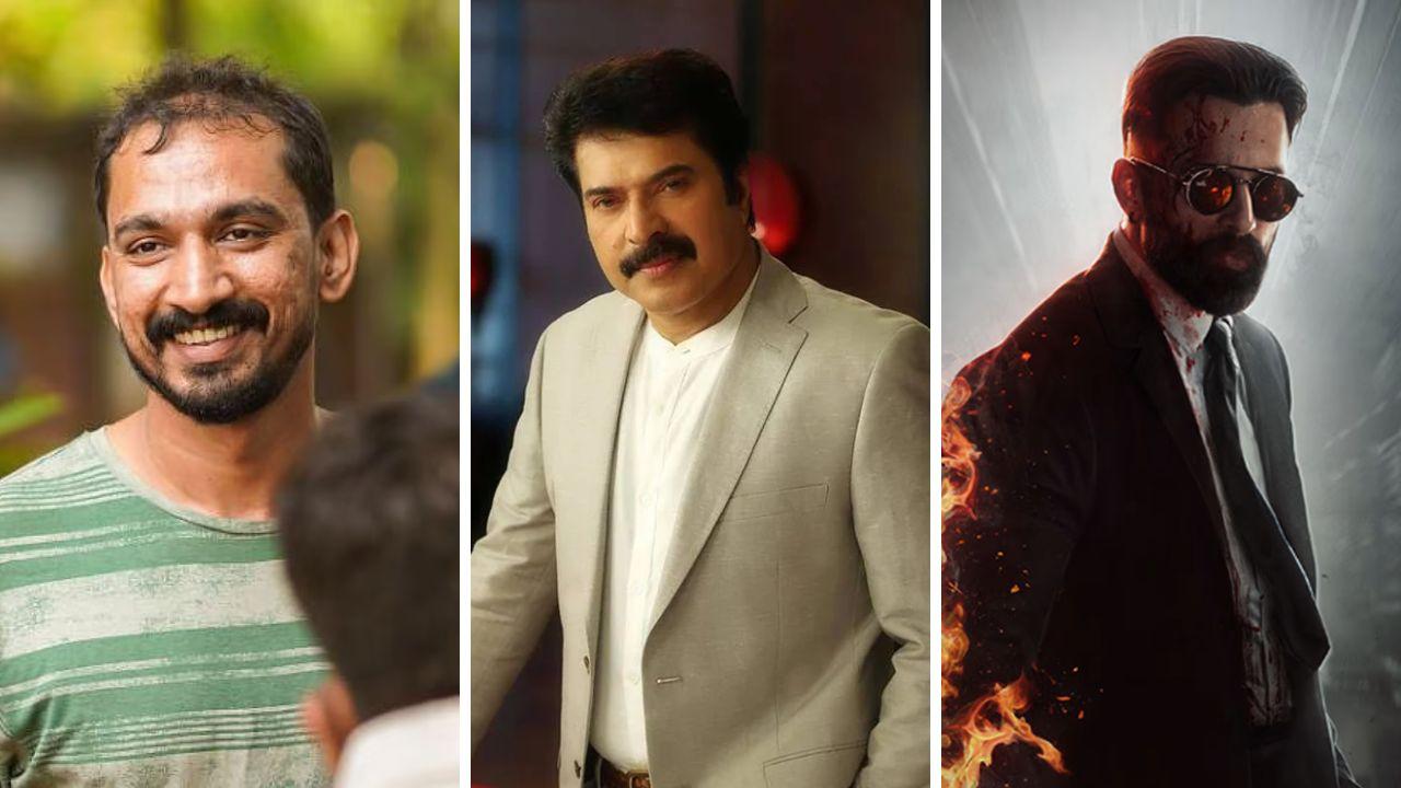 Khalid Rahman, Mammootty, a poster of 'Marco'