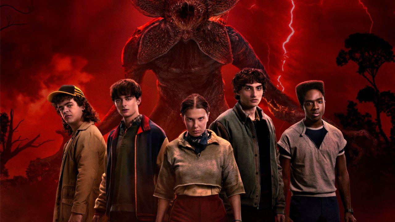 A poster of 'Stranger Things' on Netflix