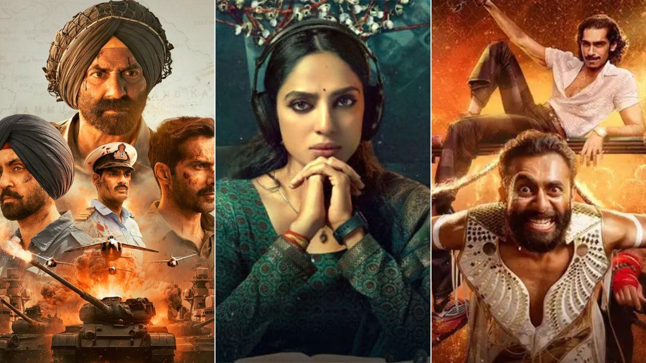 Stills from 'Border 2,' 'Cheekatilo' and 'Chatha Pacha'