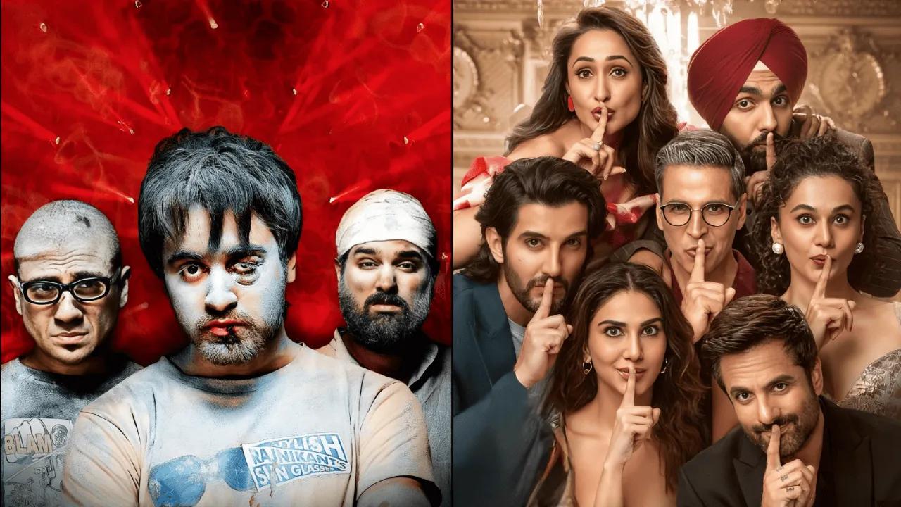 Stills from 'Delhi Belly' and 'Khel Khel Mein'