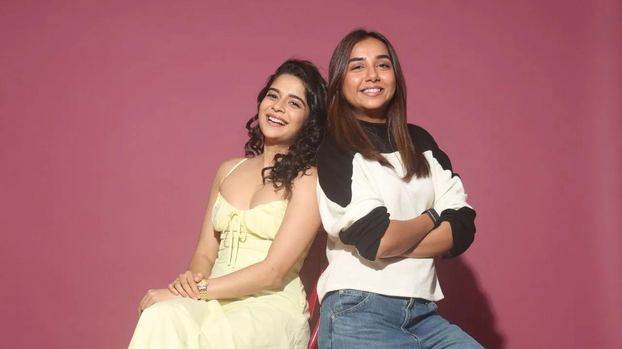 Actors Mithila Palkar and Prajakta Koli
