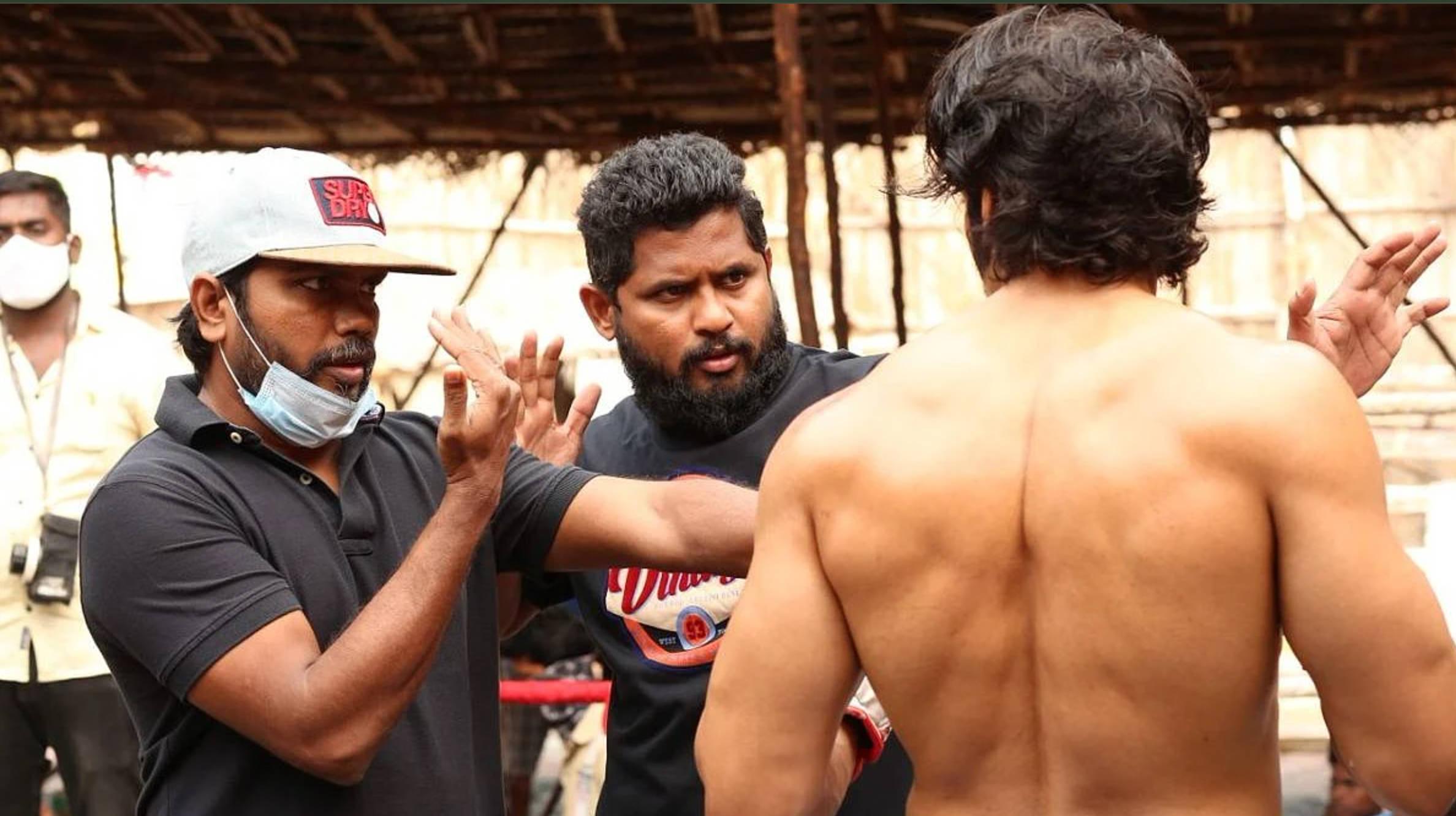 On the sets of Pa. Ranjith's 'Sarpatta Parambarai' 