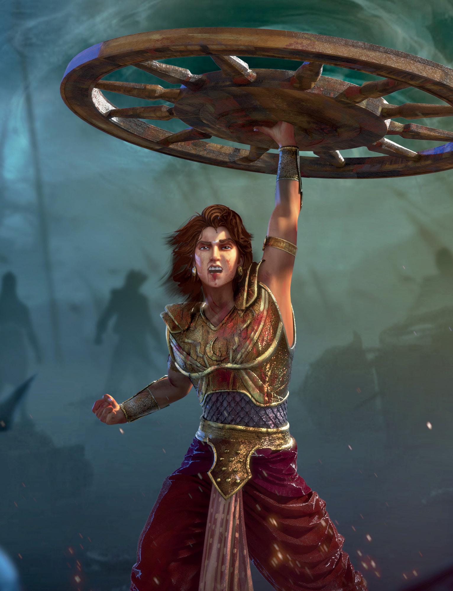 A still from 'Kurukshetra'.