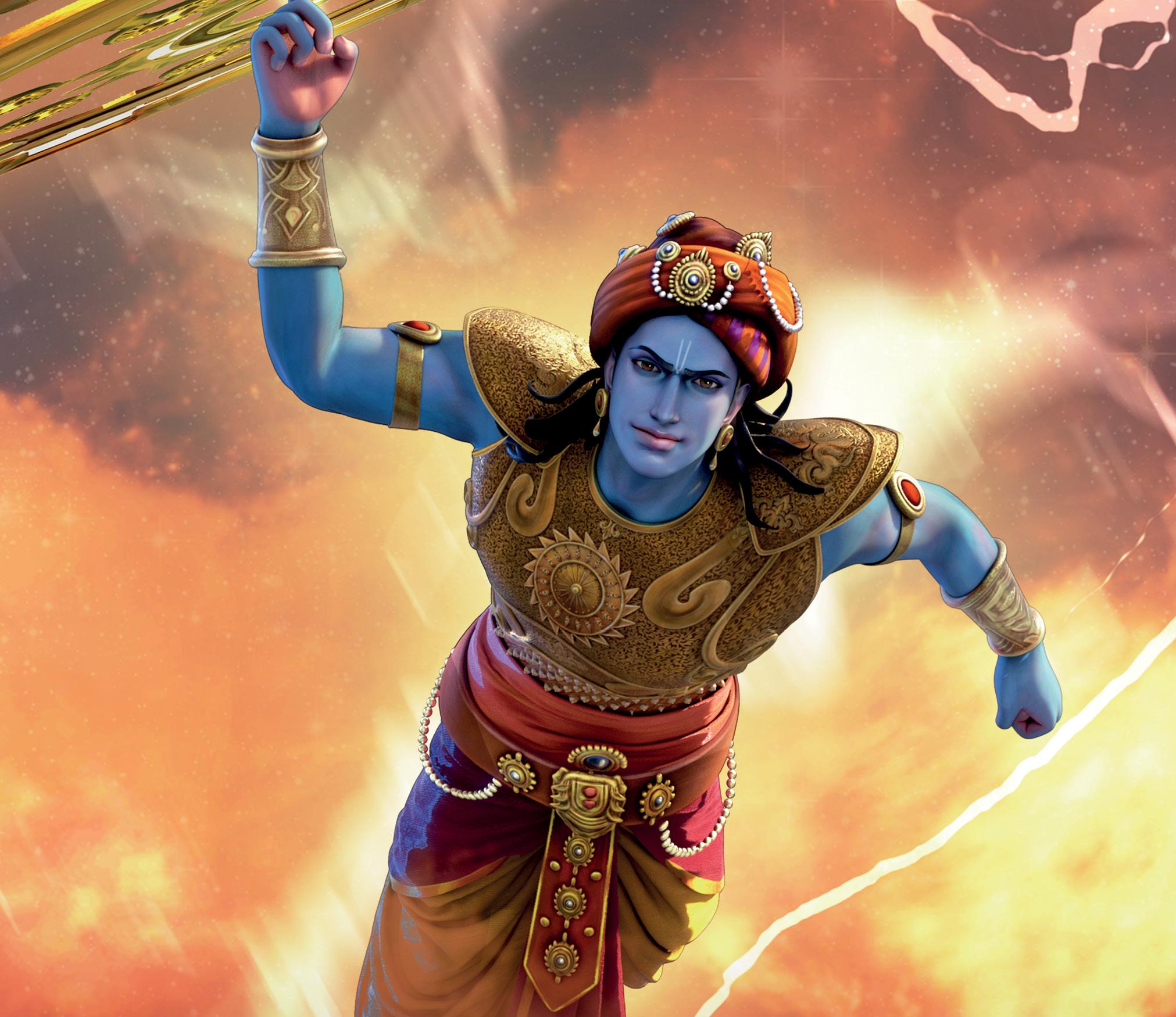 A still from 'Kurukshetra'.