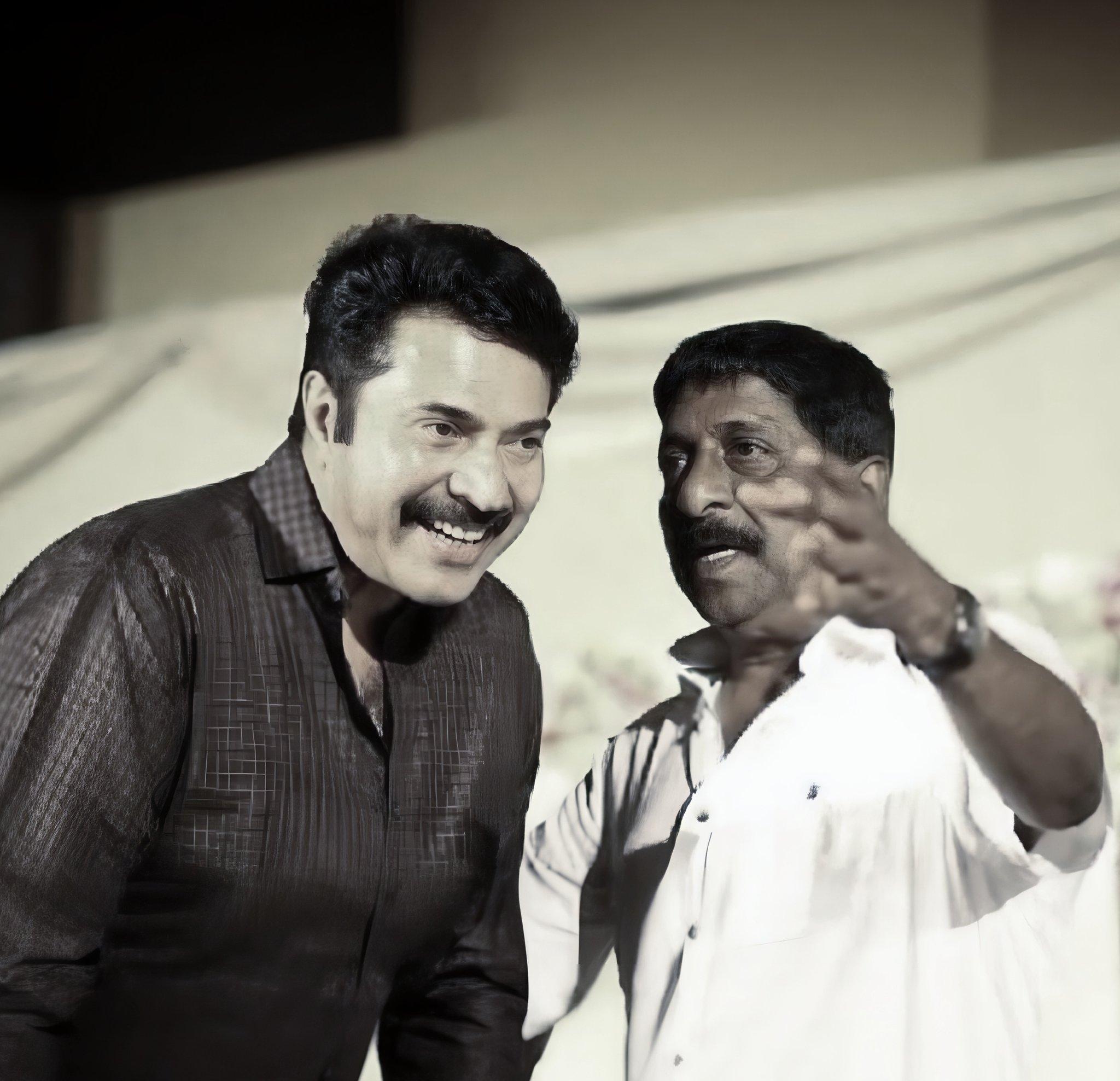 Mammootty and Sreenivasan