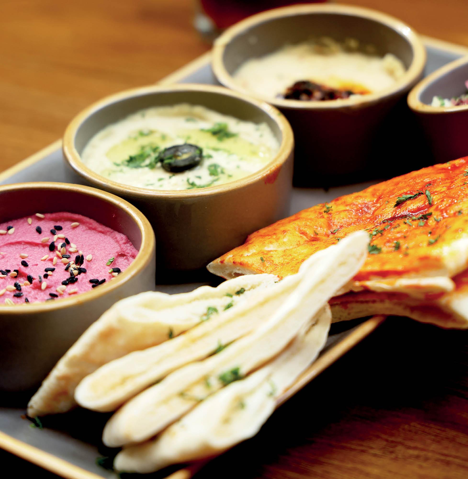  The mezze platter he orders ar Grey Soul Coffee Roasters in Mumbai.