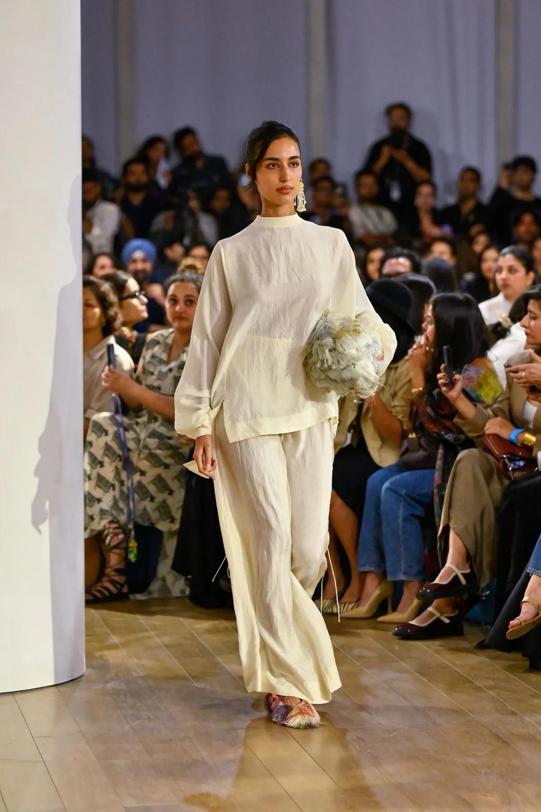 Model Mahieka Sharma opened the show.