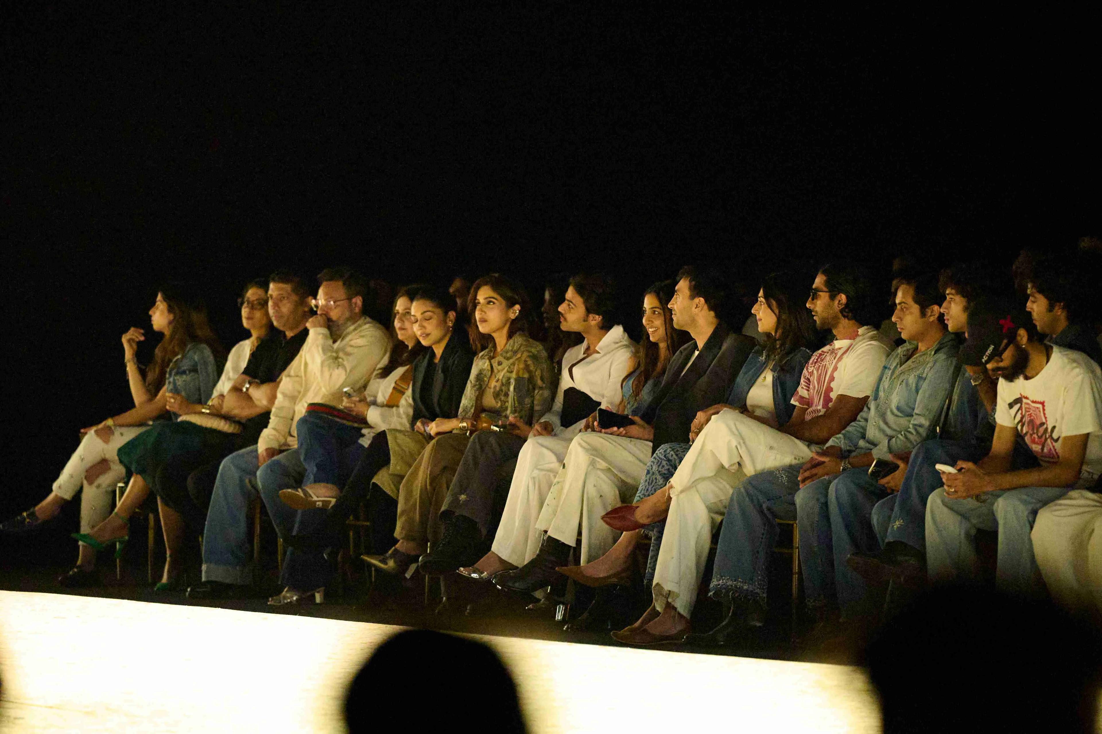 The front row at LFW 2025.