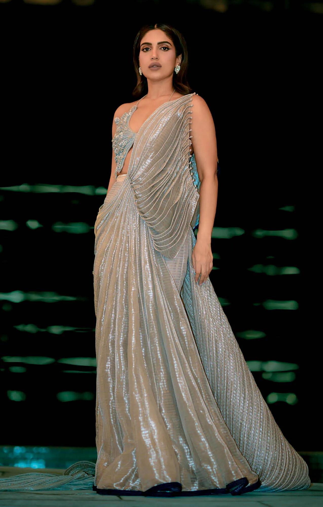 Bhumi Pednekar in Vaishali S couture.