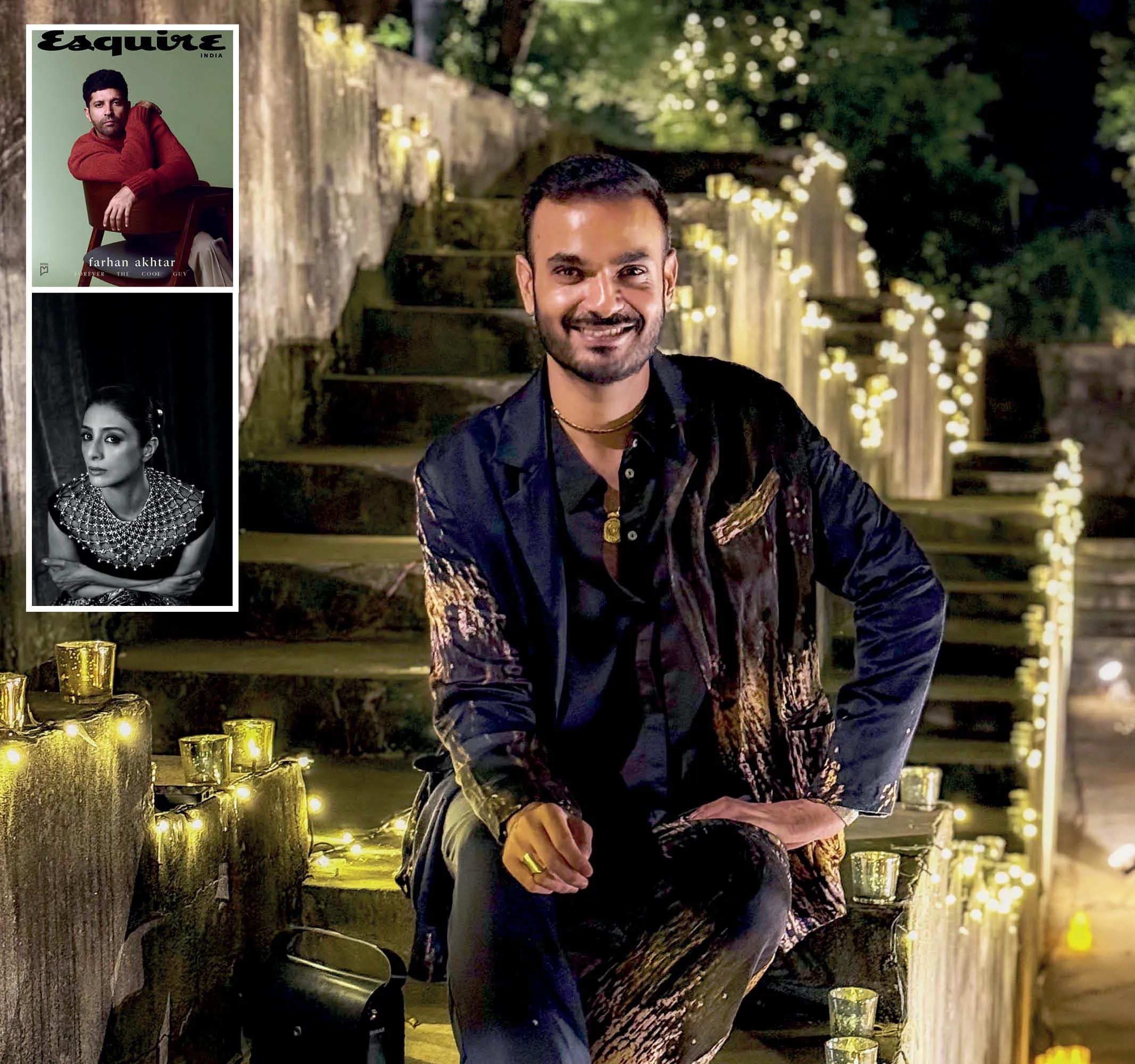  Divyak D’Souza has worked with most of India’s A-list stars, including, but not limited to Farhan Akhtar for Esquire India and Tabu, as pictured above.