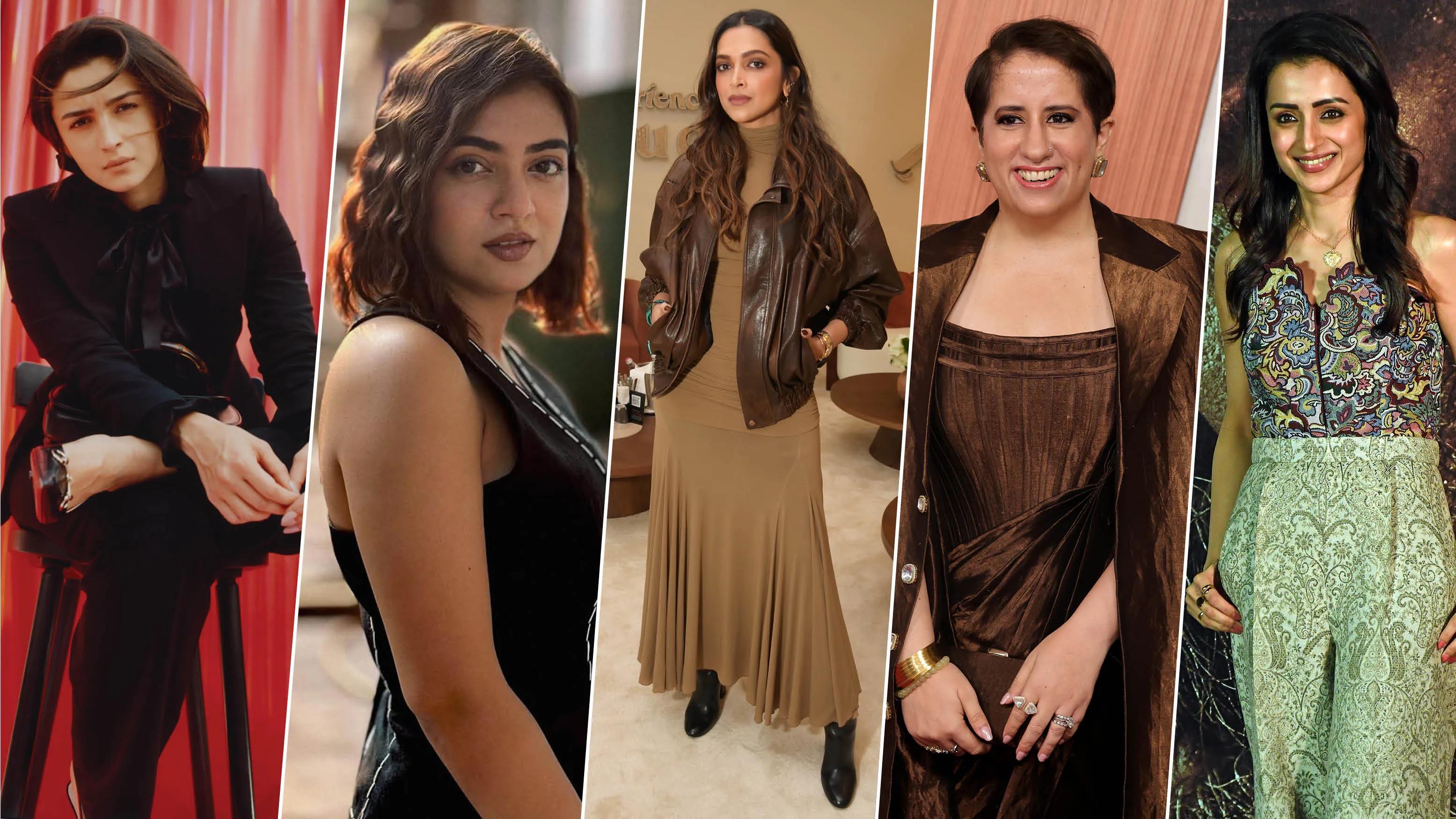 Alia Bhatt, Nazriya Nazim, Deepika Padukone, Guneet Monga Kapoor, Trisha Krishnan