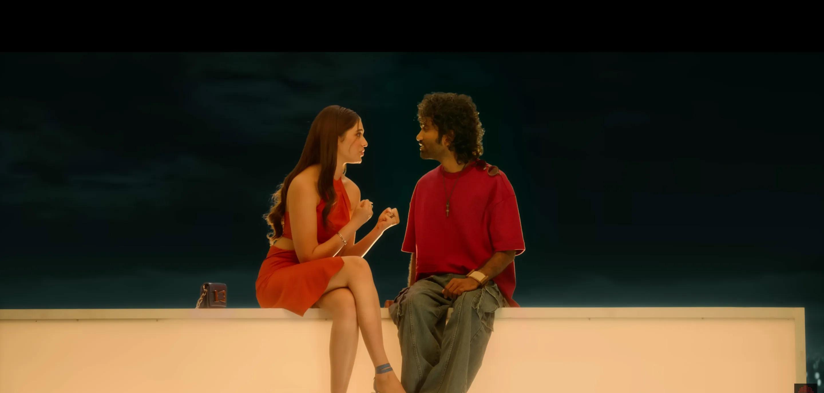 Pradeep Ranganathan and Krithi Shetty in 'LIK'