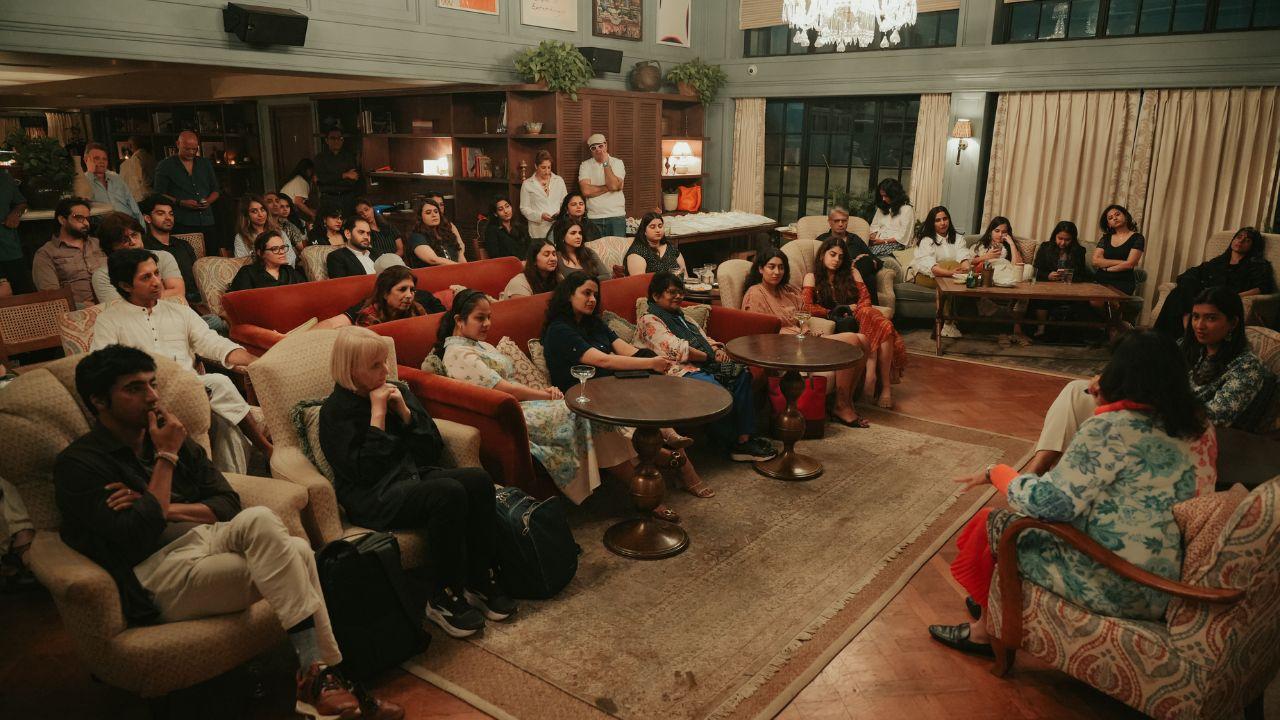 A full house for Gurinder Chadha in conversation with Anushka Shah at Soho House, Mumbai.