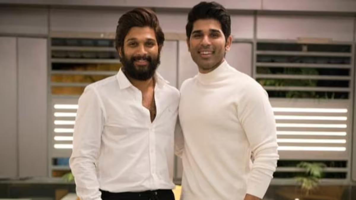 Allu Arjun with brother Allu Sirish