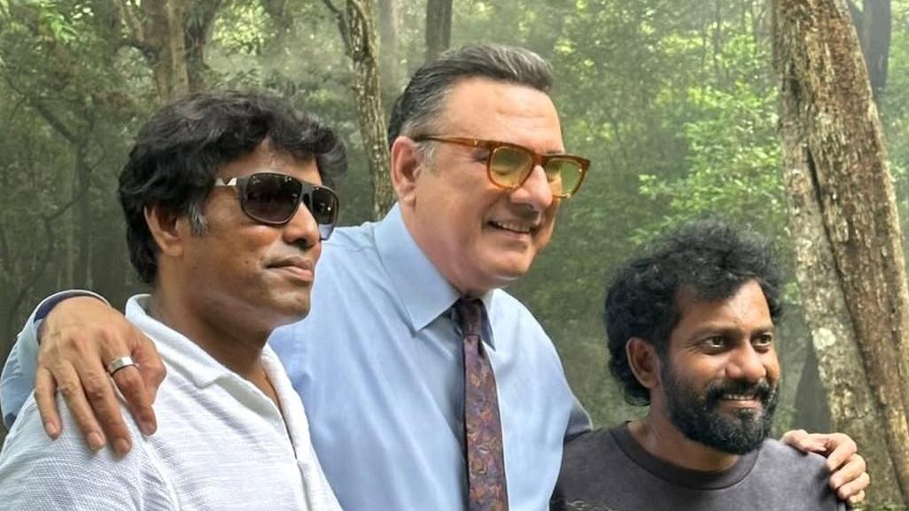 Boman Irani on the sets of 'Peddi'
