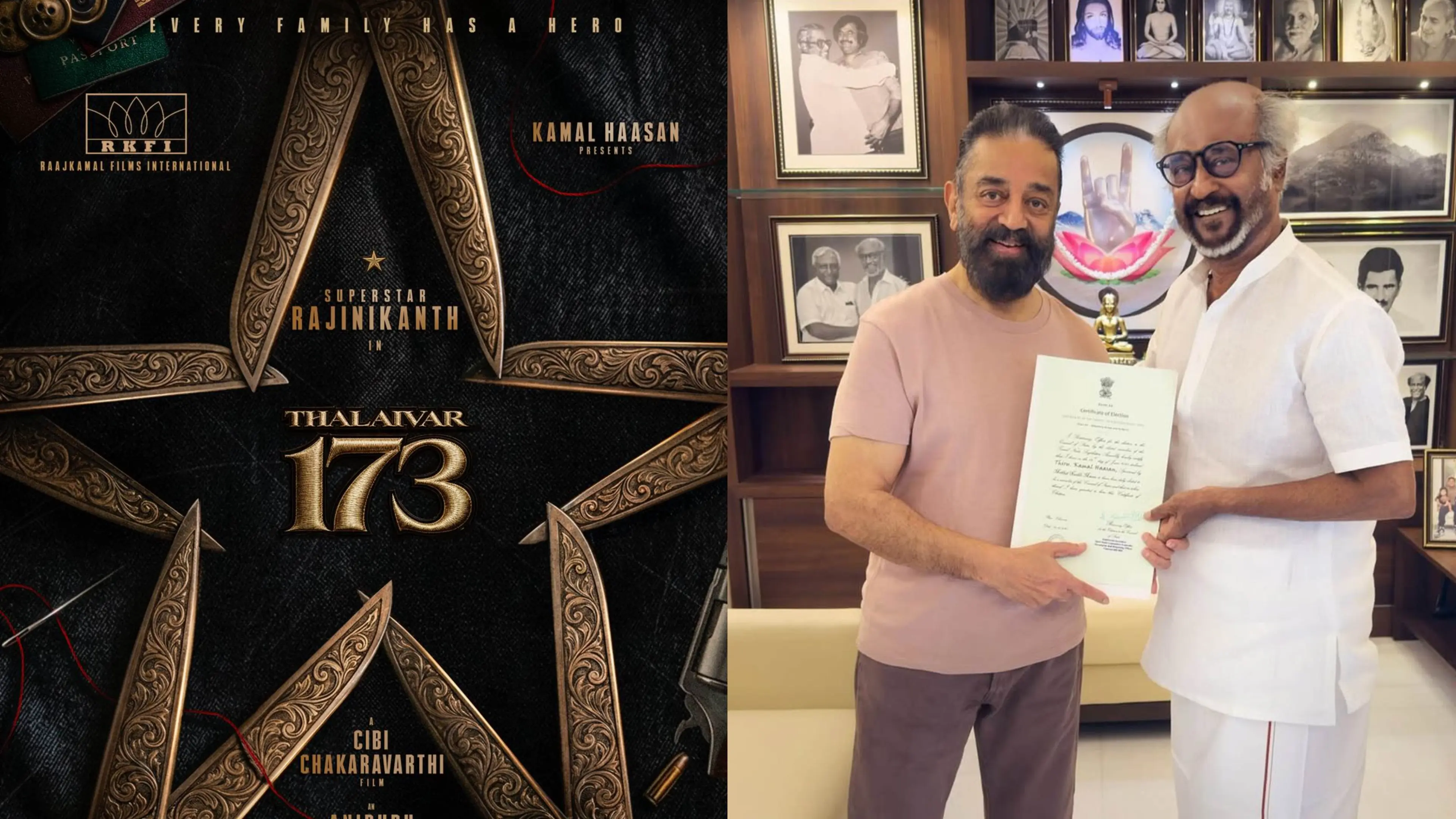 Rajinikanth, Kamal Haasan team up for 'Thalaivar 173'