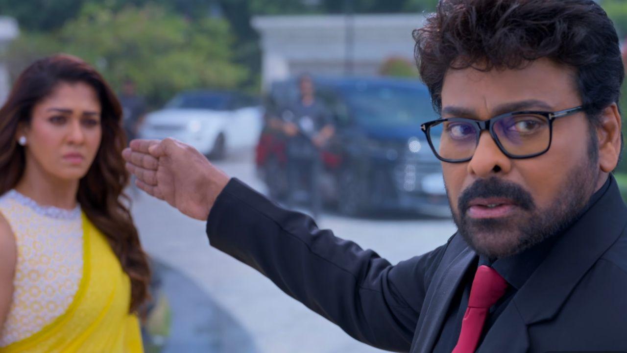 Untitled Nayanthara and Chiranjeevi in a still from the film.-414