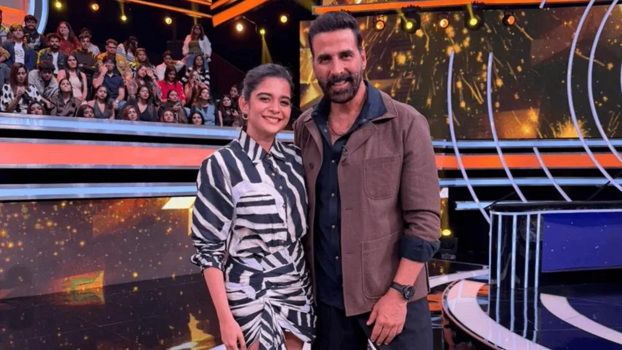 Mithila Palkar with Akshay Kumar