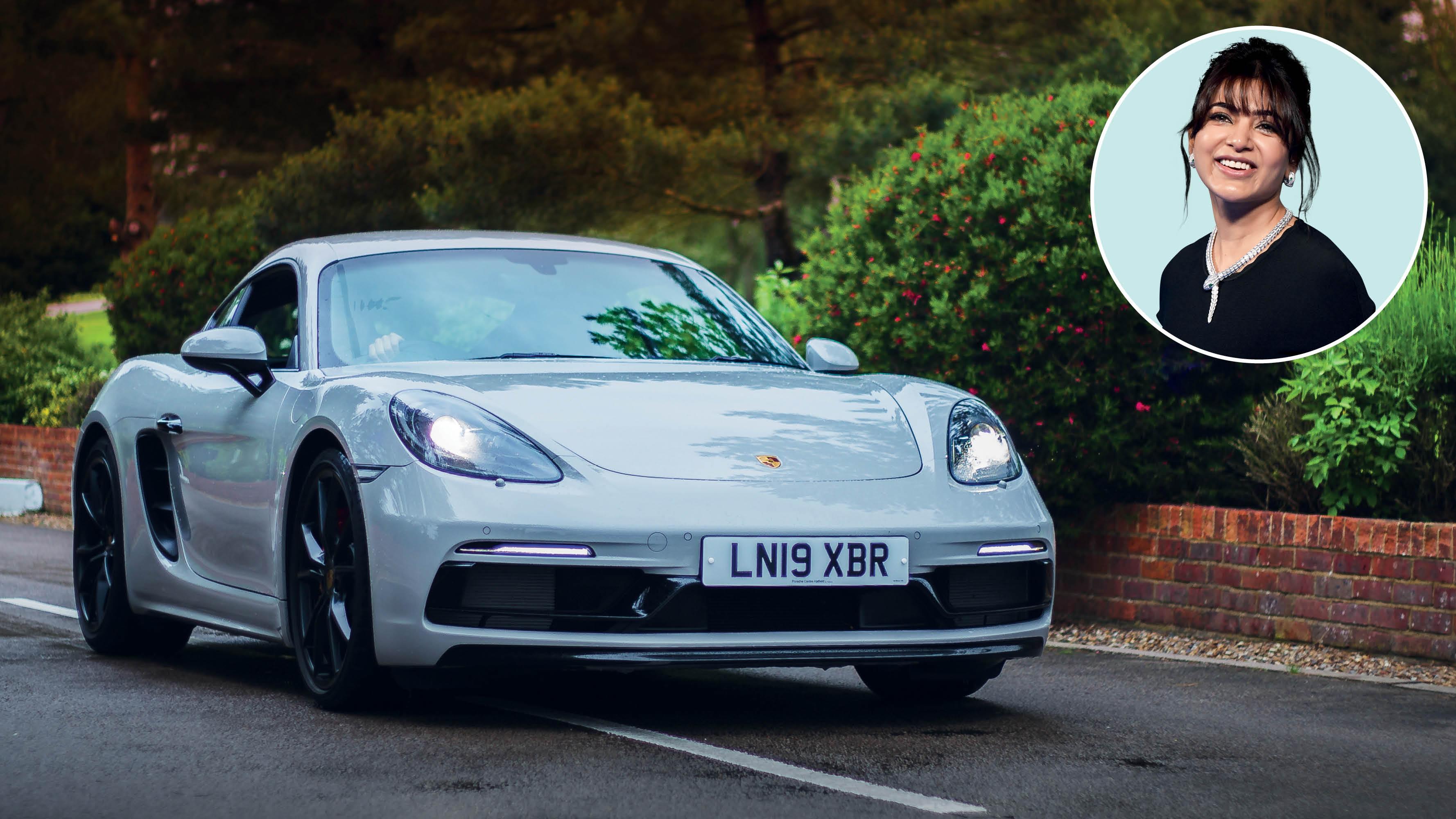 Samantha Ruth Prabhu's Porsche Cayman GTS.