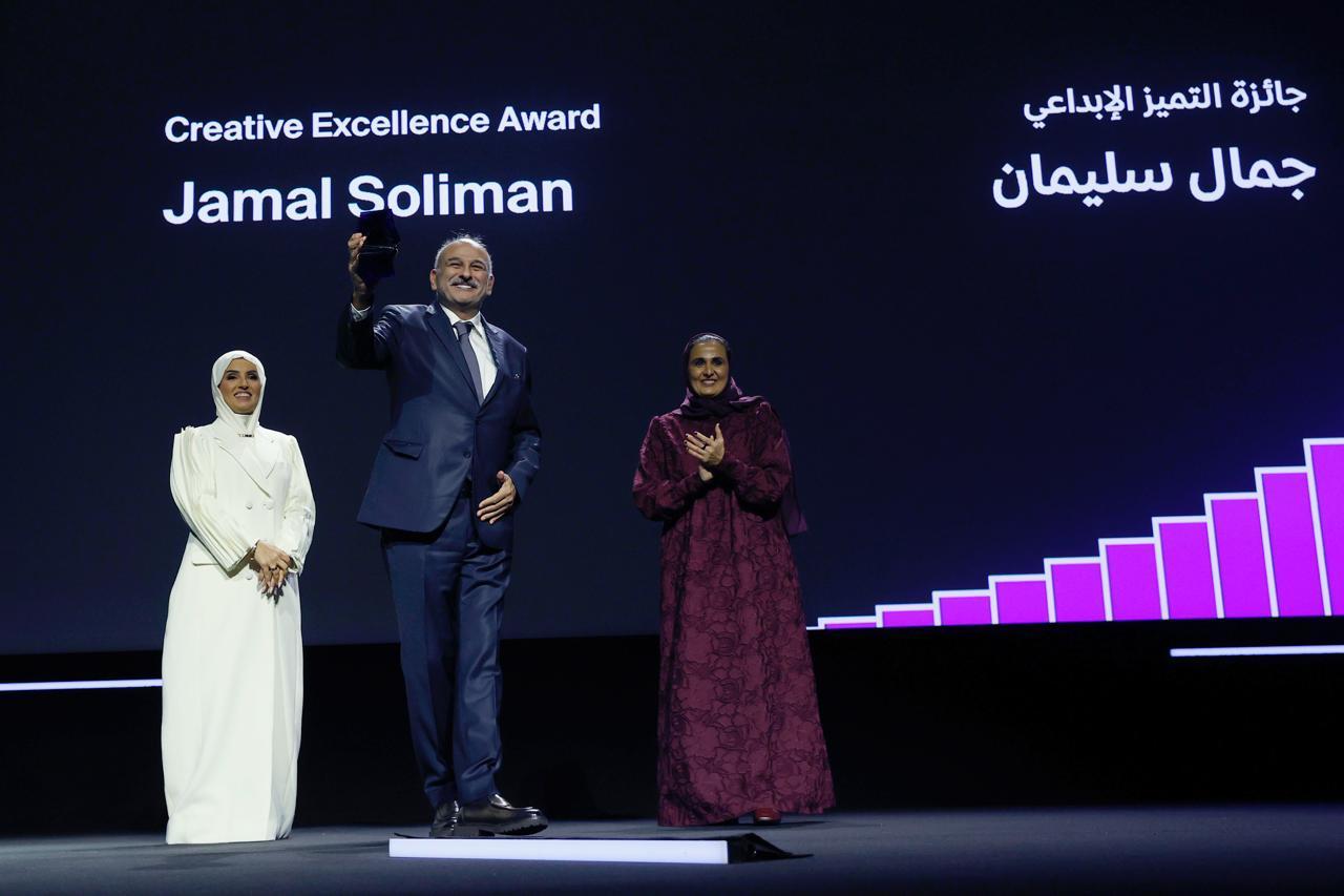 Jamal Soliman receives Creative Excellence Award at DFI 2025