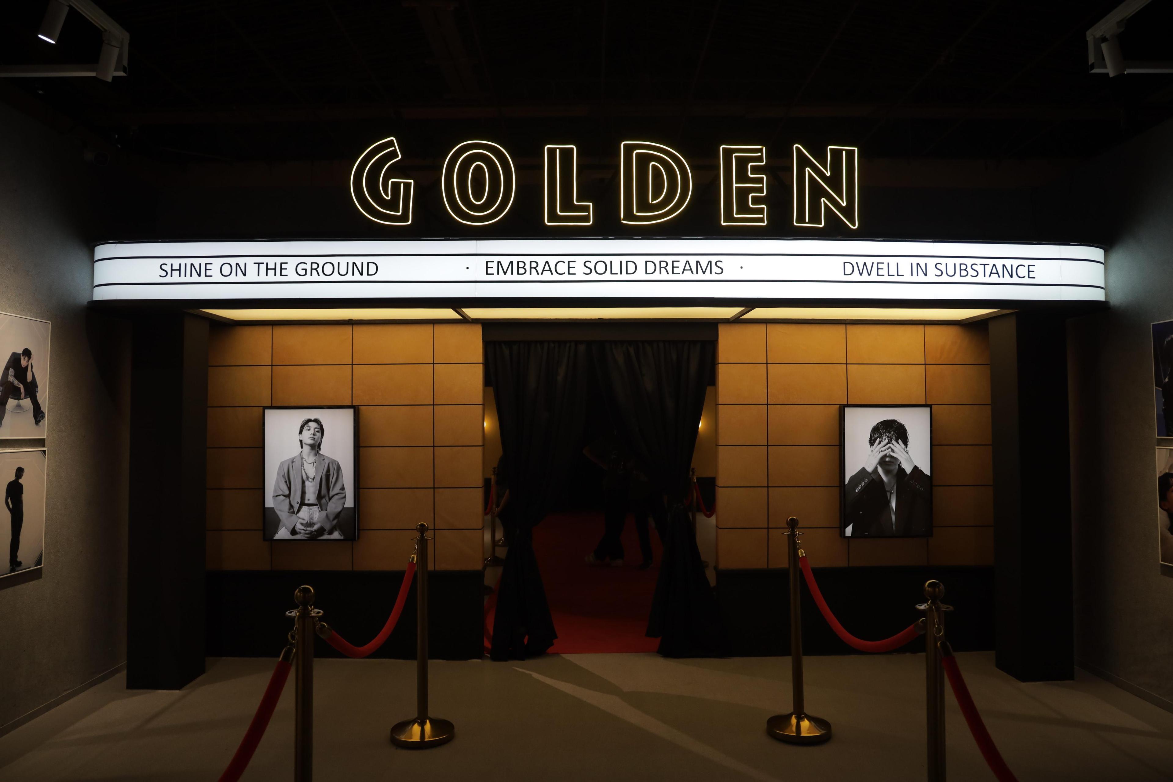 The exhibit offers an exciting red-carpet section for fans to step in front of the camera.