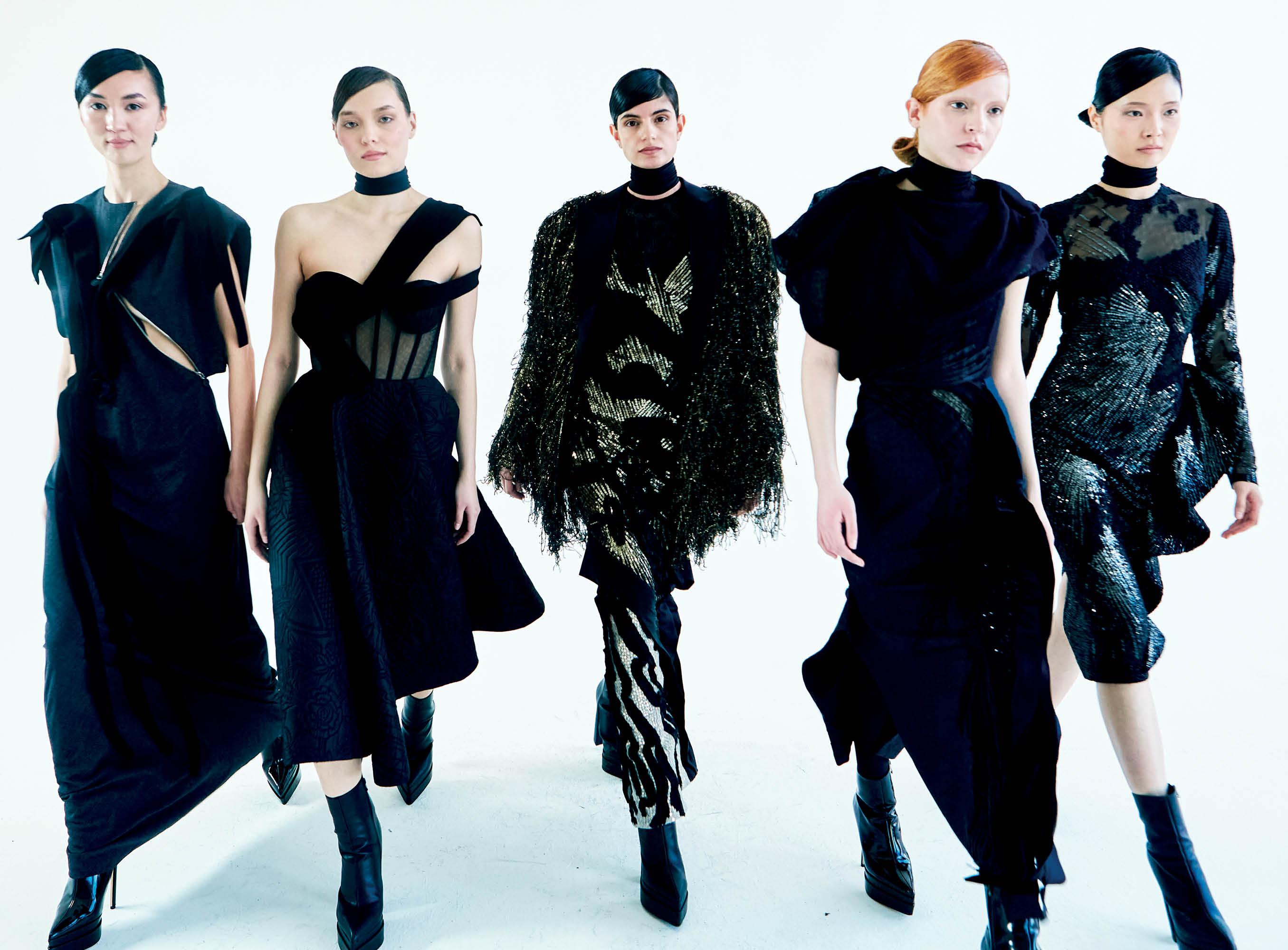 Models walking for the brand at New York Fashion Week in 2024.