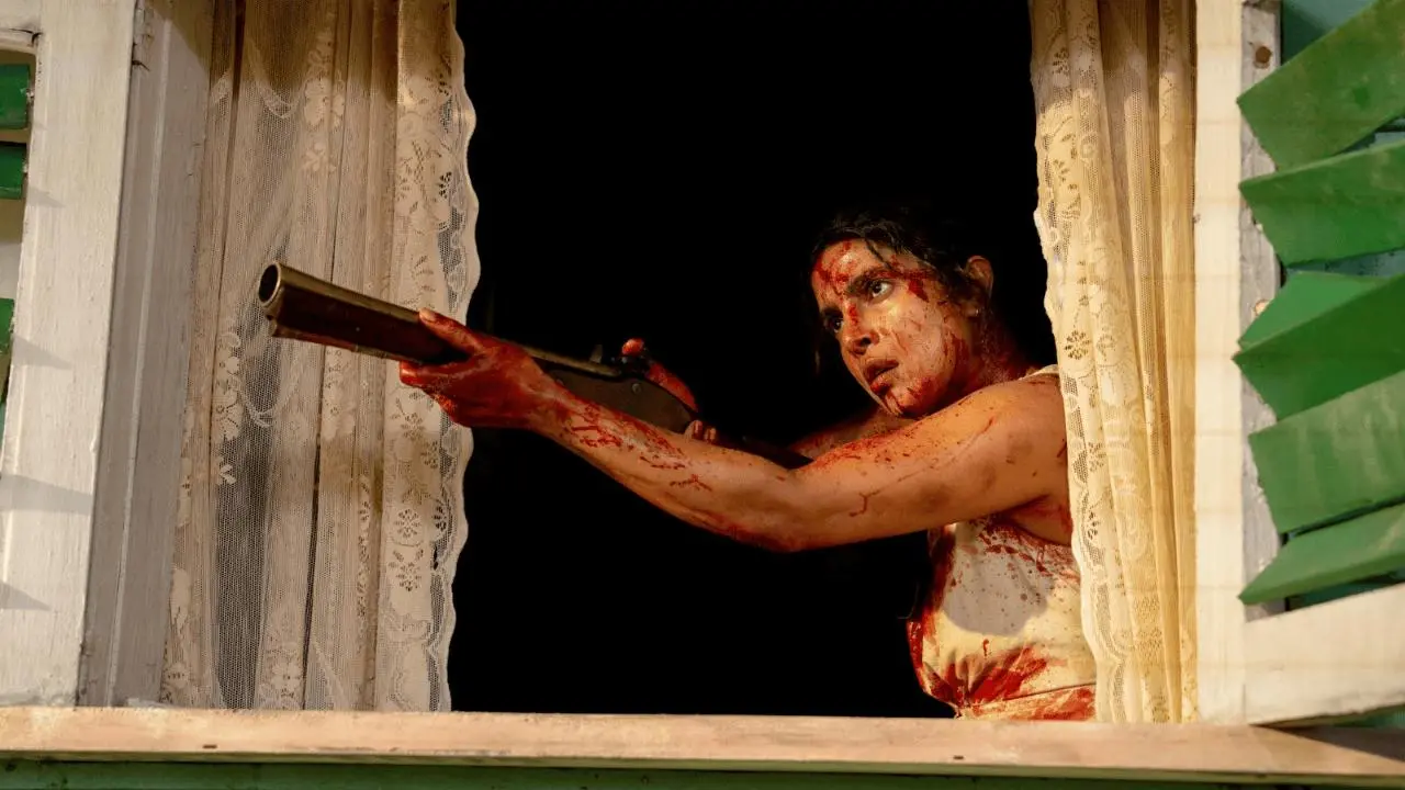 Priyanka Chopra in a still from 'The Bluff'