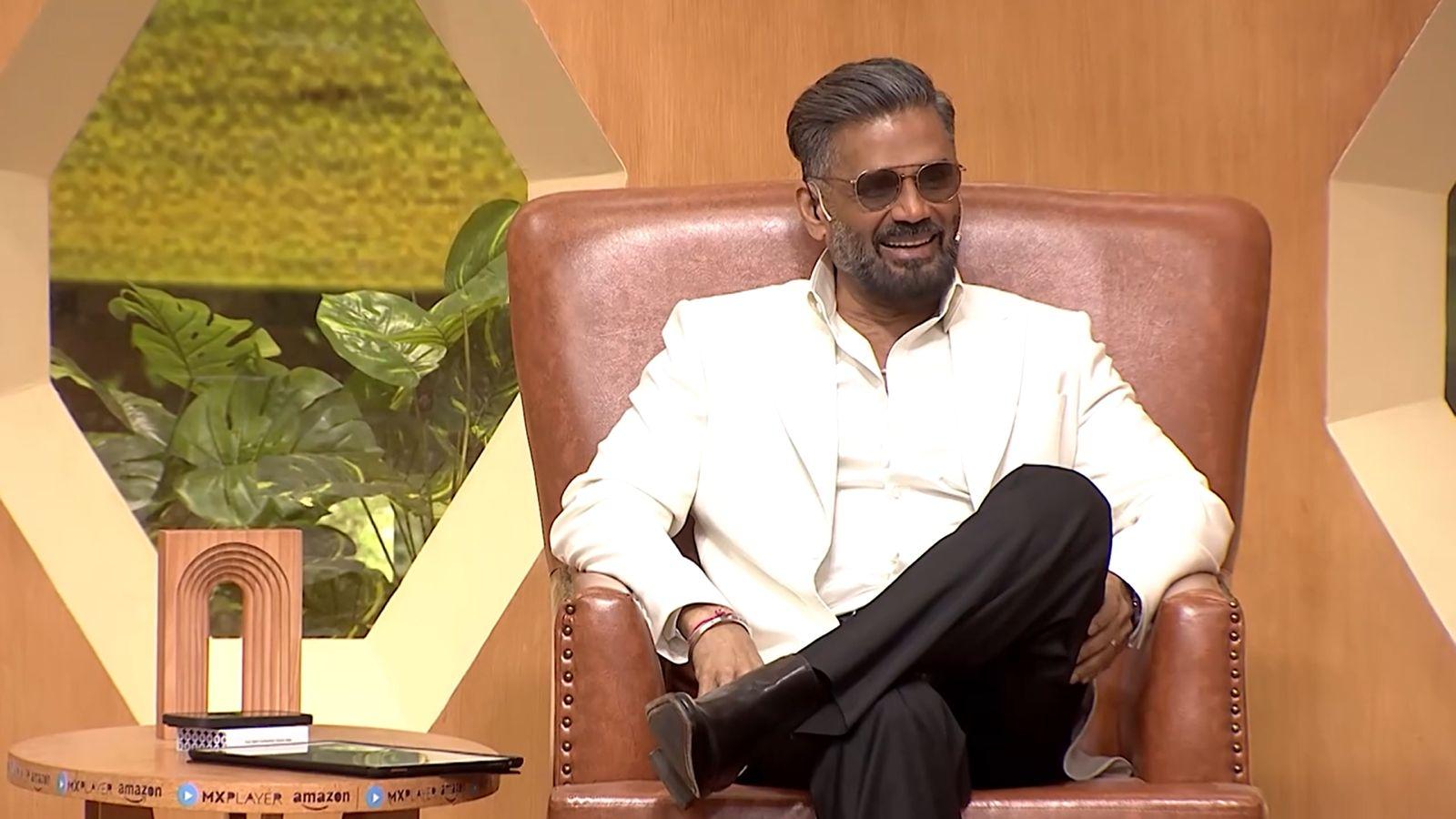Suniel Shetty in a still from the show.
